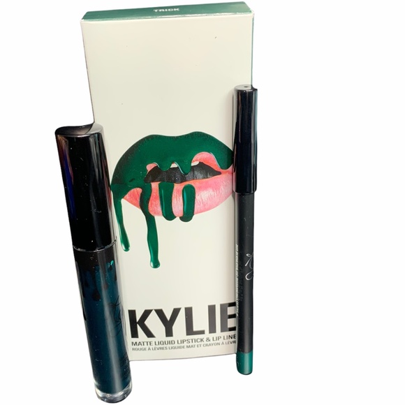 Kylie Cosmetics Other - Kylie Jenner Halloween Lipstick Trick Green Pencil